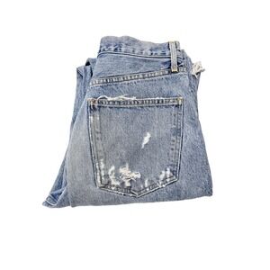 AGOLDE 90s Jean Ripped Denim High Waist Denim Size 25